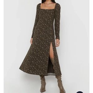 FLORAL MIDI DRESS